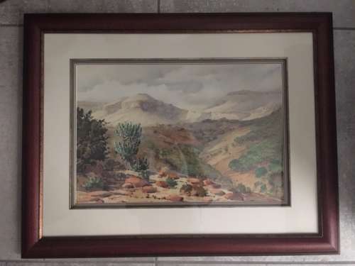 NILS ANDERSEN "BEAUTIFUL WATERCOLOUR LANDSCAPE"