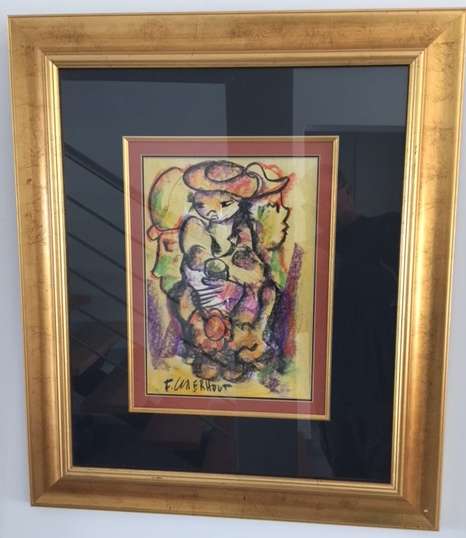 Frans Claerhout "Day Dreaming Woman"