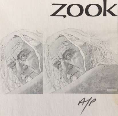 Battiss (Zook) Self Portrait  and Norman Catherine "Fook Stamps"