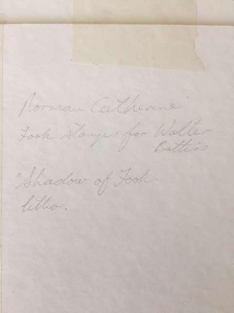 Battiss (Zook) Self Portrait  and Norman Catherine "Fook Stamps"