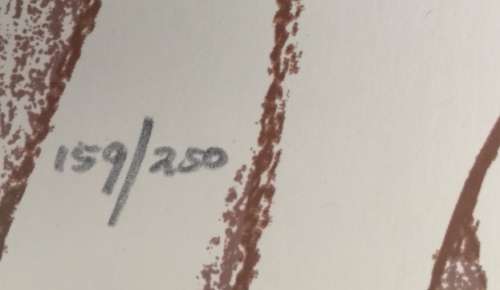 Bettie Cilliers Barnard "Hand Printed Silkscreen Signed by the Artist"