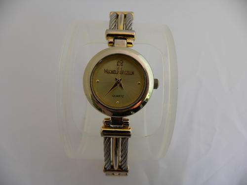 100% AUTHENTIC MICHEL HERBELIN ladies watch with cable strap