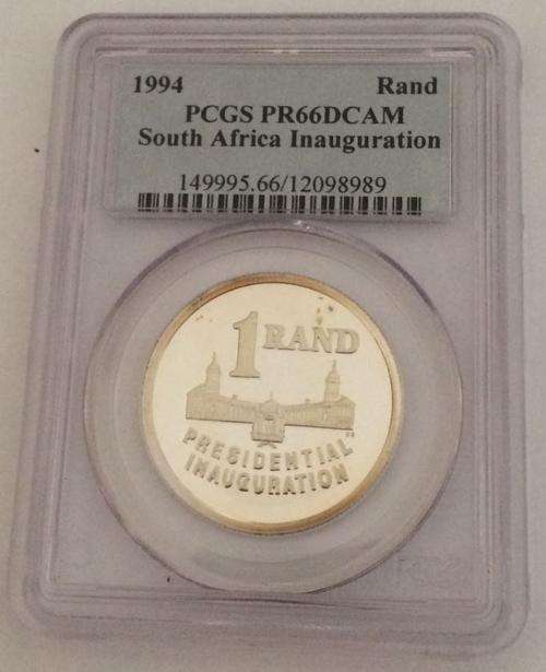 CRAZY R1 START!!! 1994 Presidential Inauguration Silver R1 PCGS graded at PR66
