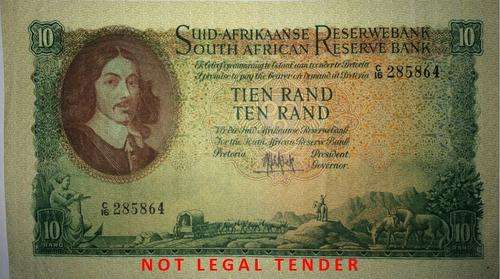 CRAZY R1 START!!! M H de Kock R10 A/E C prefix UNC