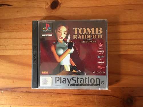 Playstation 1 Tomb Raider 2 Platinum