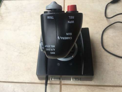 Thrustmaster Hotas Couger PC Flight Set.