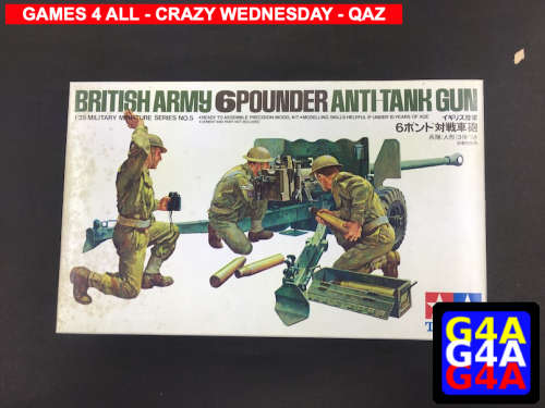 Tamiya British Army 6 Pound Anti-Tank Gun
