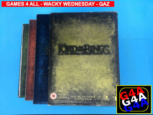 Lord of the Rings DVD Full Extended 3 Movie Set