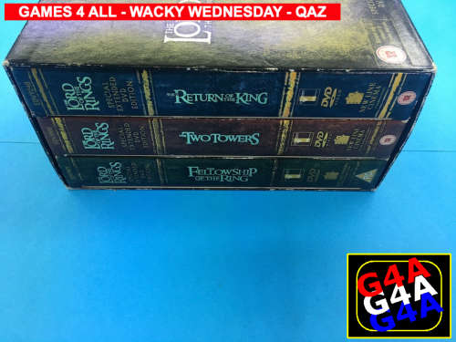 Lord of the Rings DVD Full Extended 3 Movie Set