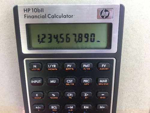 HP 10bll Financial Calculator