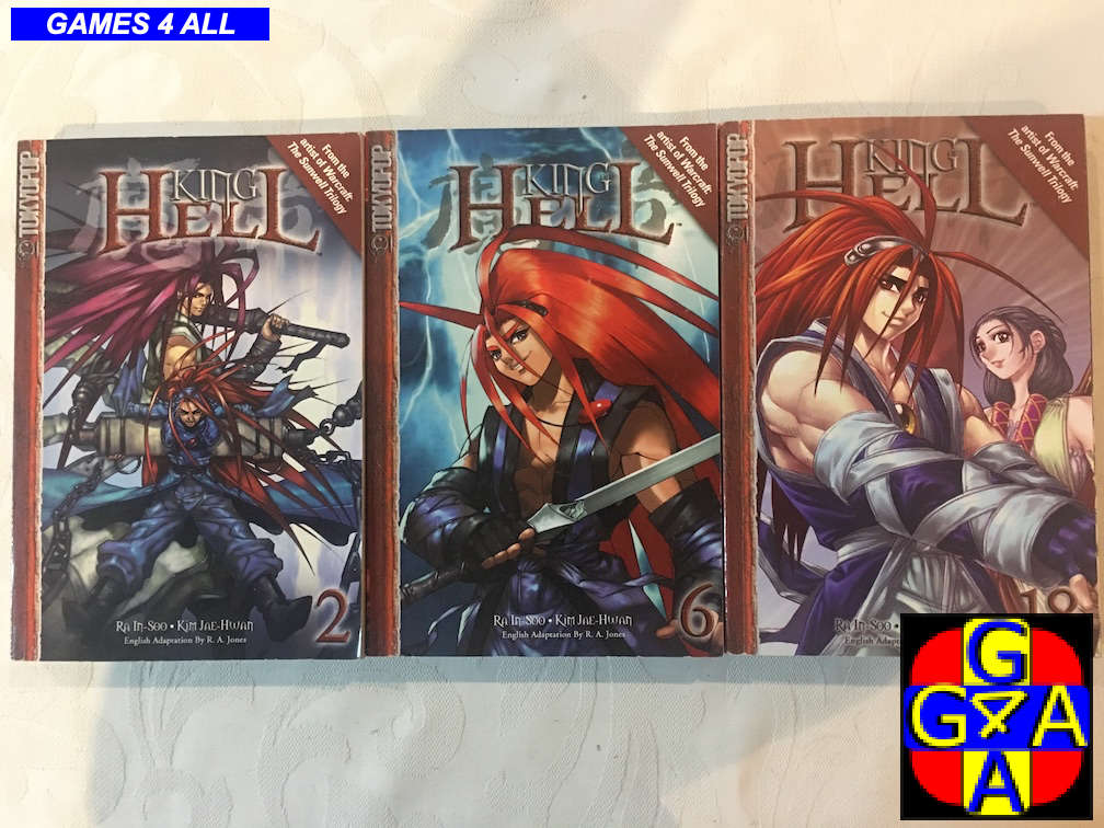 3 Hell King Books No. 2, 6, & 18