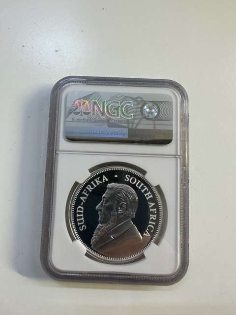 2022 SILVER KRUGERRAND 1oz NGC PF69 ULTRA CAMEO