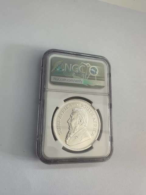 2023 SILVER KRUGERRAND 1oz NGC MS70 FIRST DAY OF ISSUE
