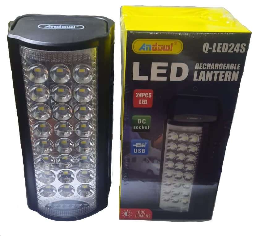 Andowl Portable LED Lantern - Similar to Magneto, 6V 4Ah Battery - Lightweight, Bright