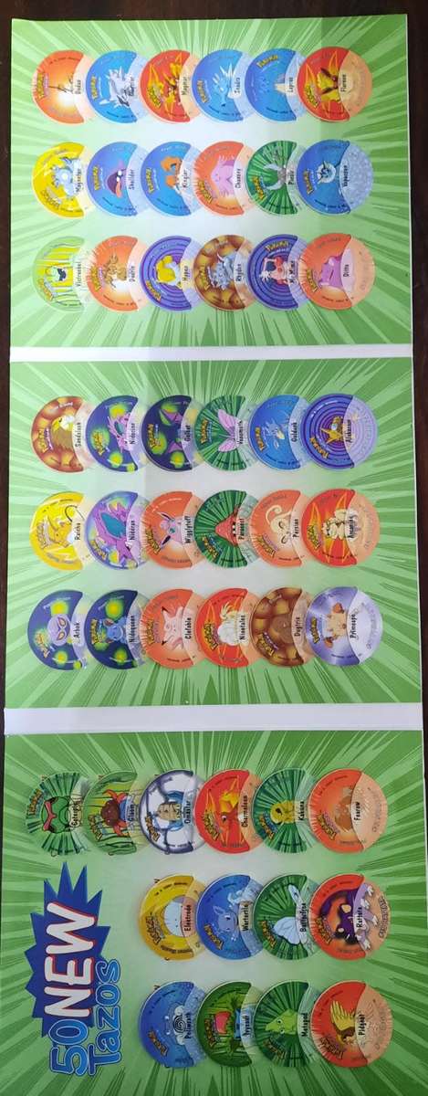 Limited Edition Pokémon Collector`s Album with 50 Tazos