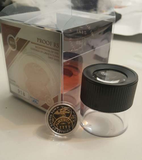 ###2015 Griqua Town Proof R5 Coin Set###Latest launch