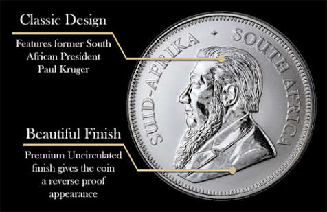 ###2017 Krugerrand 1 oz silver coins###Premium Uncirculated