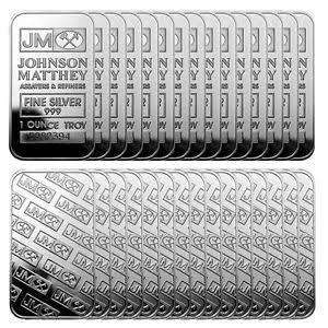### Johnson Mattey Silver 1 ounce bars ###