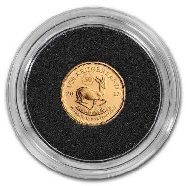###2017 Proof Krugerrand 1/50th oz### Smallest krugerrand launched