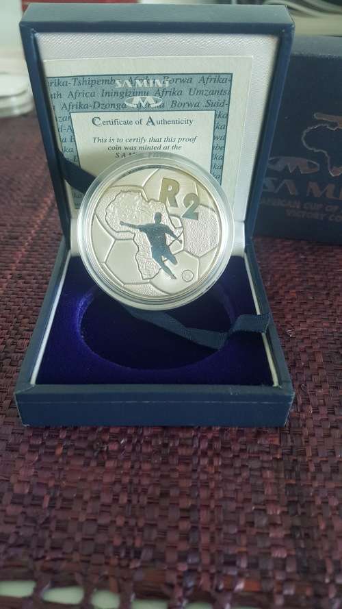 ###1996 African Cup of nations Silver R2 Coin## Low start