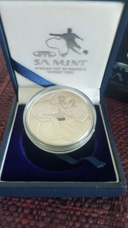 ###1996 African Cup of nations Silver R2 Coin## Low start