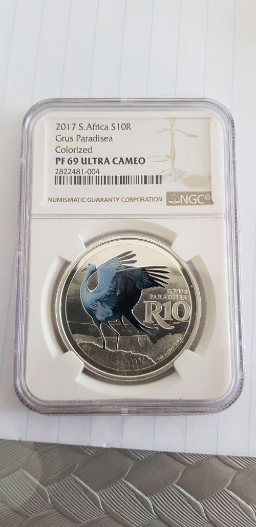 ###2017 PF69 NGC Silver Colour S10R Coin ### Only 1 on bob