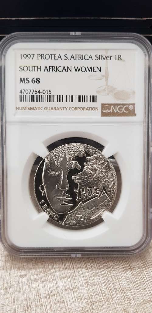 ###1997 Protea MS68 Women Silver R1 ### High Grade!!!!