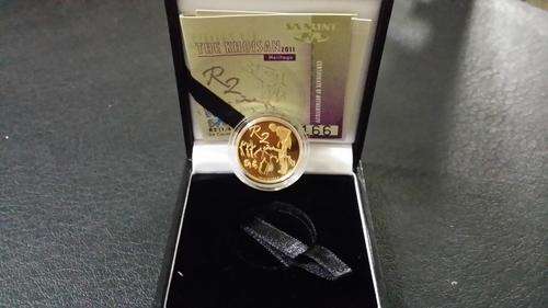 ###2011 The Khoisaan World Heritage 1/4 oz Gold coin###Crazy R1