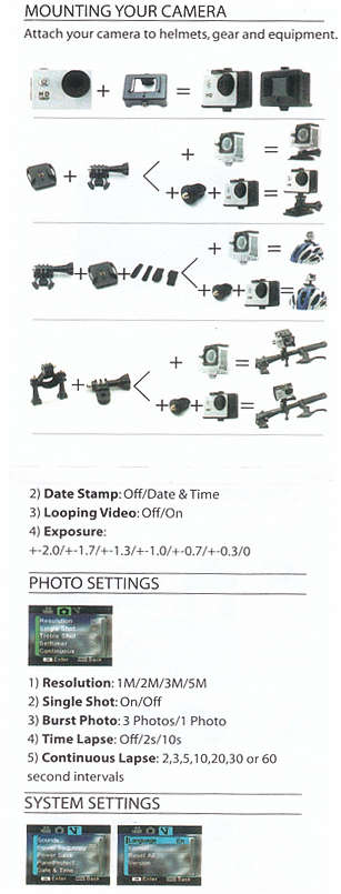 Full HD 1080P Sports DV Action Waterproof Camcorder