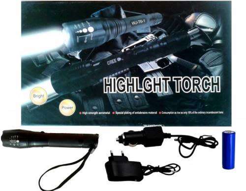 LED Torch Glare Rechargeable Torch