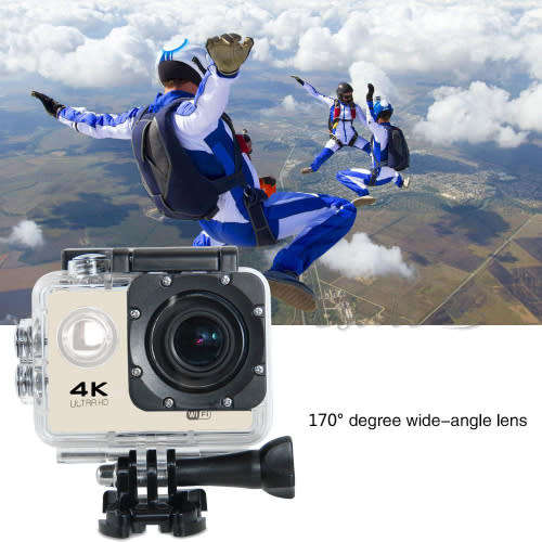 WiFi 4K Ultra HD H.264 1080P Car Helmet Camcorder Sports DV Action Waterproof Camera