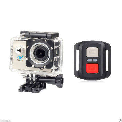 WiFi 4K Ultra HD 1080P Car Helmet Camcorder Sports DV Action Waterproof Camera