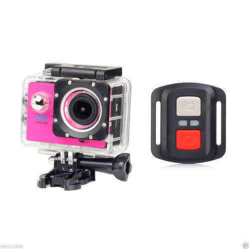 WiFi 4K Ultra HD 1080P Car Helmet Camcorder Sports DV Action Waterproof Camera