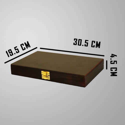 Gun Rifle Shotgun Pistol Cleaning Kit Wood Case Universal Tools Gun