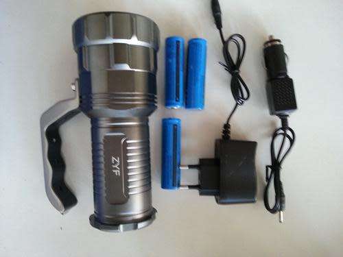 High Power Cree Led Torch Rechargeable Flashlight