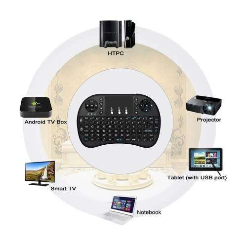 Mini Wireless Keyboard Remote Control Touchpad 2.4GHz Air Mouse
