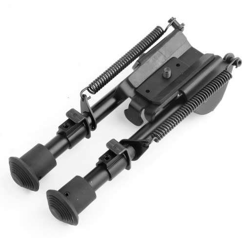 5 level Adjustable Spring Return Tactical Sniper Hunting Rifle Bipod Sling Mount