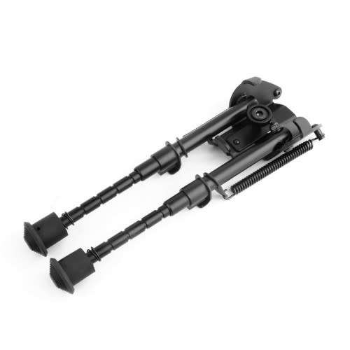 5 level Adjustable Spring Return Tactical Sniper Hunting Rifle Bipod Sling Mount