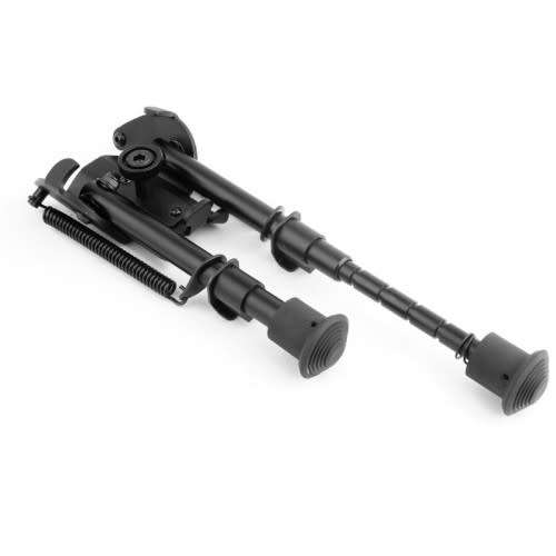 5 level Adjustable Spring Return Tactical Sniper Hunting Rifle Bipod Sling Mount