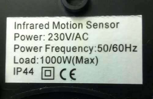 LED Floodlight 20W Motion Sensor Infrared Sensor for outdoor lighting 220V