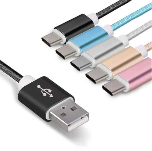 100CM USB Type-c Line and Metal Plug Fast Charging Cable for Huawei P9,Macbook,LG G5,Samsung