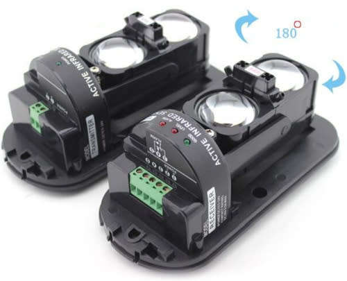 Infrared Dual Photoelectric Beam Motion Sensor Detector