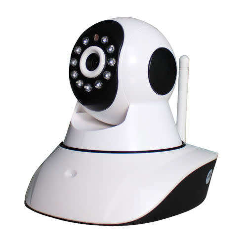 Wifi PT WirelessIndoor HD 720P IR CUT P2P IP Network Camera Support TF Card