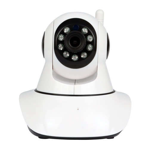 Wifi PT WirelessIndoor HD 720P IR CUT P2P IP Network Camera Support TF Card