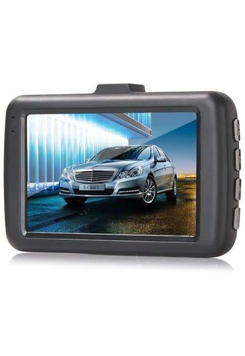4'' IPS 1080p Full HD Vehicle Blackbox DVR With Dual Camera Lens