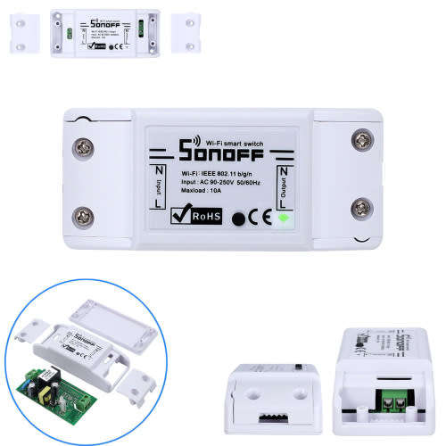 Wireless WiFi Smart Switch Module Shell ABS Socket for Home