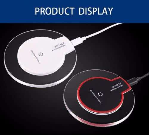 Fantasy Clear Qi Wireless Charger Charging Pad Mat For Samsung Note 8