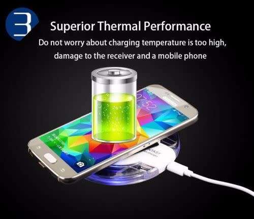 Fantasy Clear Qi Wireless Charger Charging Pad Mat For Samsung Note 8