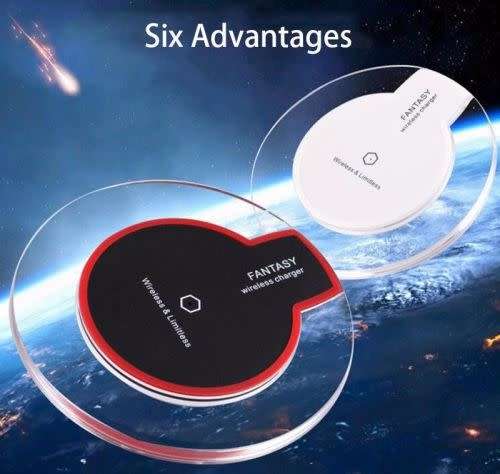 Fantasy Clear Qi Wireless Charger Charging Pad Mat For Samsung Note 8