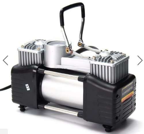 Portble Two Cylinders Car Air Compressor